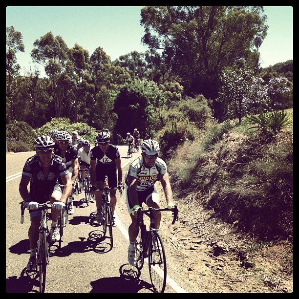 Riding in the Adelaide hills