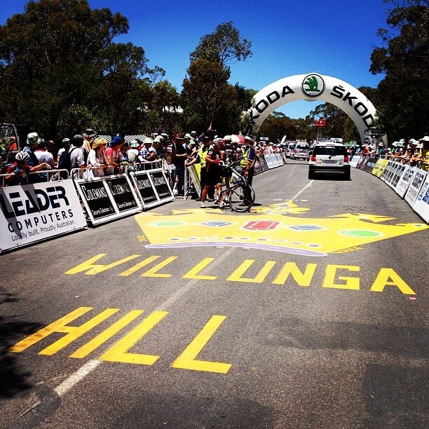 Willunga Hill Tour Down Under 2012